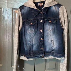 Jean hooded jacket